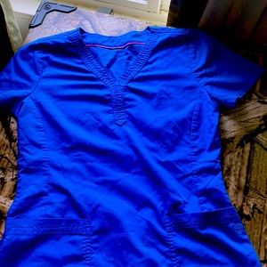 Purple Label Scrub Top Size Small